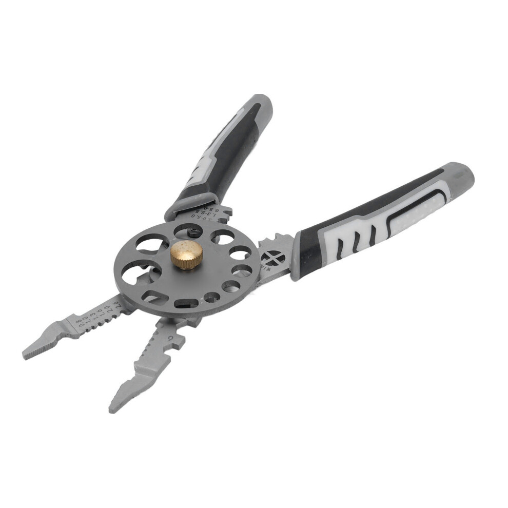 Wire Stripper Ergonomic Rubber Coated Handle Professional High Efficiency Multifunctional Wire Splitting Pliers For Repairing 6901325703321