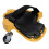 Rollbare Knieschoner mit 360-Rollen, Gelb, ABS, Garage Werkstatt 13