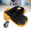 Rollbare Knieschoner mit 360-Rollen, Gelb, ABS, Garage Werkstatt 16