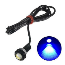 (4pcs, Blue) 12V 10pcs 18mm Car Eagle Eye Light DRL LED Daytime Running Lights Backup Parking Signal Lamps