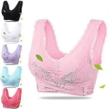 (S, Blue Purple) Cara Lift Bra For Women  Set Of 2 Seamless Lift Bras, Cross Front Tight CY