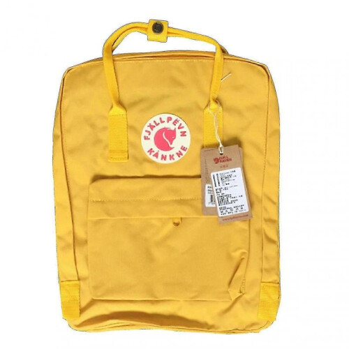 (Yellow)Women Men Waterproof Large Capacity Daily Outdoor Backpack With Top Handle