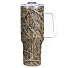 (Mossy Oak Blade_7981) 40 oz Tumbler with Handle Stainless Steel Insulated Cup Leak Proof Travel Coffee Mug Keep Drinks Cold Hot Print Gifts for Men Women Girl Boy