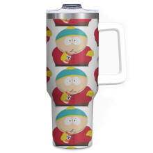 (South Park - Cartman_23281) 40 oz Tumbler with Handle Stainless Steel Insulated Cup Leak Proof Travel Coffee Mug Keep Drinks Cold Hot Print Gifts for Men Women Girl Boy