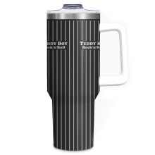 (Teddy Boy_8383) 40 oz Tumbler with Handle Stainless Steel Insulated Cup Leak Proof Travel Coffee Mug Keep Drinks Cold Hot Print Gifts for Men Women Girl Boy