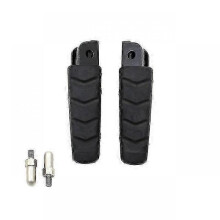 (Front Black) Aluminum Alloy Footpegs for BMW F900R/F900XR & R Nine T R9T Urban Pure Scrambler - Motorcycle Front & Rear Footrest Set