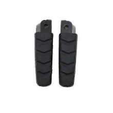 (Rear Black) Aluminum Alloy Footpegs for BMW F900R/F900XR & R Nine T R9T Urban Pure Scrambler - Motorcycle Front & Rear Footrest Set