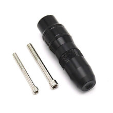 (Black) Modified Exhaust Pipe & Anti-Fall Glue for Guangyang Rowing 250/300/400, CT250 & Xciting 500 - Durable Replacement Parts