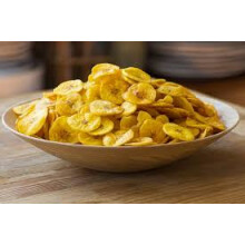 500g Banana Yellow Crisp Savoury Indian Snacks Banana Chips (Plain)