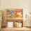 SoBuy Kids Bookcase Storage Natural 73x30x80cm 2