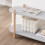 SoBuy Κονσόλα Γκρι 2 Ράφια 100x33x52 cm 6