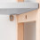 SoBuy Κονσόλα 3 Ραφιών Γκρι 100x33x88 cm 8