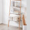 SoBuy Βιβλιοθήκη Σκάλα 4 Ραφιών Γκρι 65x39x169cm 9