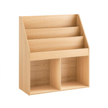 SoBuy Kids Bookcase Storage Natural 73x30x80cm