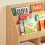 SoBuy Kids Bookcase Storage Natural 73x30x80cm 8