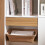 SoBuy Βιβλιοθήκη STR11-WN Λευκό-Φυσικό 72x30x110 εκ. με Συρτάρια 5