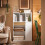 SoBuy Βιβλιοθήκη STR11-WN Λευκό-Φυσικό 72x30x110 εκ. με Συρτάρια 7