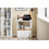 SoBuy Bureau Pliant avec Rangements Blanc Naturel 2