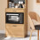 SoBuy Κονσόλα με Ντουλάπα και Συρτάρι 60x170x40cm 7