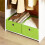 SoBuy Armadio Bambini con Appendiabiti e 2 Scatole 4