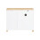 SoBuy Λευκό Ερμάριο Γραφείου 90x45x75cm με Συρτάρες 16