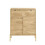 SoBuy Ντουλάπι FSB96-G 2 Πόρτες Γυαλί Χρυσό 83x38x100cm 4