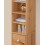SoBuy ντουλάπι μπάνιου ξύλινο 20x180x20cm με συρτάρι 8