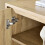 SoBuy Ντουλάπι FSB96-G 2 Πόρτες Γυαλί Χρυσό 83x38x100cm 6
