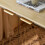 SoBuy Ντουλάπι FSB96-G 2 Πόρτες Γυαλί Χρυσό 83x38x100cm 7