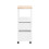 SoBuy Carrello Cucina con 2 Cassetti e 3 Ripiani 14