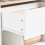 SoBuy Mobile File Cabinet Wheels White 4