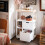 SoBuy Carrello Cucina con 2 Cassetti e 3 Ripiani 10