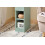 SoBuy Green Bedside Table with Drawer & Shelf 5