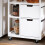 SoBuy Carrello Cucina con 2 Cassetti e 3 Ripiani 8