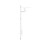 SoBuy Wall Coat Rack with Shelf & Hooks – White 7