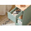 SoBuy Green Bedside Table with Drawer & Shelf 6