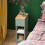 SoBuy Green Bedside Table with Drawer & Shelf 13