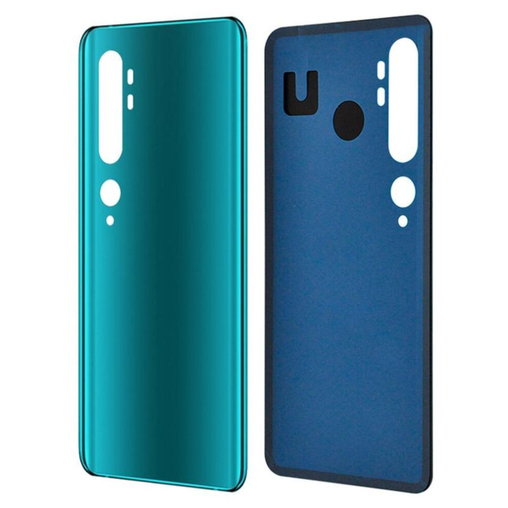 (as the picture, Green) For Xiaomi Mi Cc9 Pro/mi Note 10/mi Note 10 Pro Back Battery Housing Cover Replacement