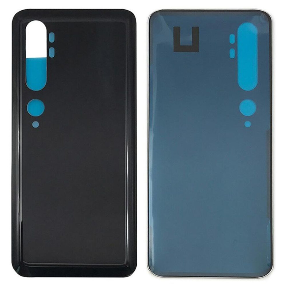 (as the picture, Black) For Xiaomi Mi Cc9 Pro/mi Note 10/mi Note 10 Pro Back Battery Housing Cover Replacement