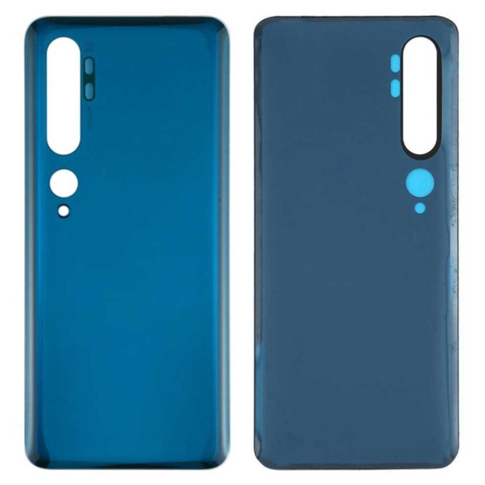 (as the picture, Blue) For Xiaomi Mi Cc9 Pro/mi Note 10/mi Note 10 Pro Back Battery Housing Cover Replacement