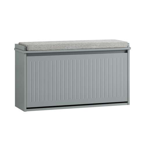 SoBuy Shoe Storage Bench with Cushion - Shoe Ra...