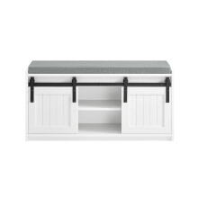 SoBuy Hallway Shoe Rack with 2 Sliding Doors an...