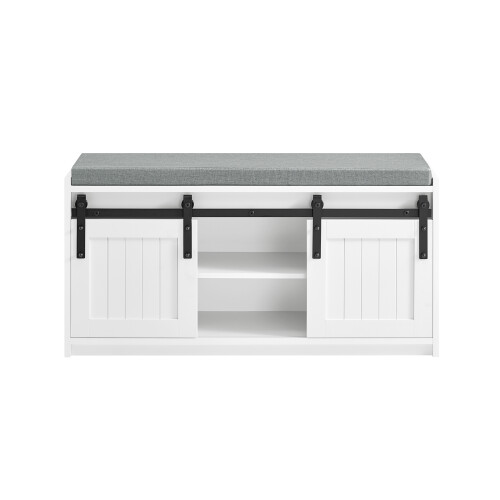 SoBuy Hallway Shoe Rack with 2 Sliding Doors an...