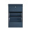 SoBuy Meuble à Chaussures Bleu 2 Abattants FSR78-B 15