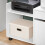 SoBuy Printer Stand Mobile Storage White 4