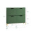 SoBuy Meuble à Chaussures 4 Abattants Vert 3