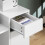SoBuy Printer Stand Mobile Storage White 6