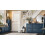 SoBuy Blue Shoe Bench with Cushion, 150kg 2