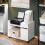 SoBuy Printer Stand Mobile Storage White 10