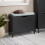SoBuy Shoe Bench Flip-Drawer 60cm Black 9